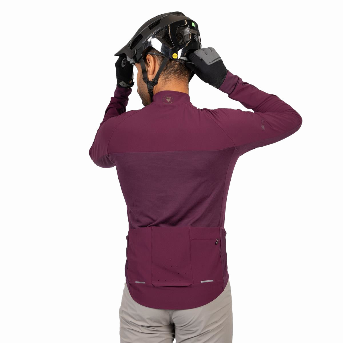 GV500 Trikot (langarm) - Aubergine