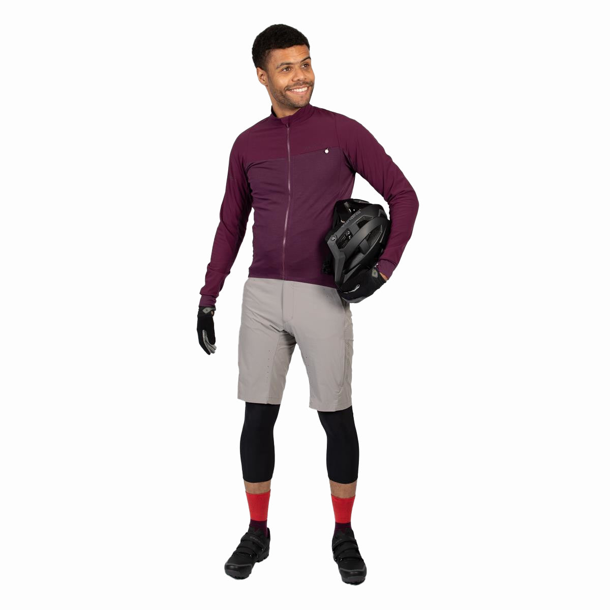 GV500 Trikot (langarm) - Aubergine