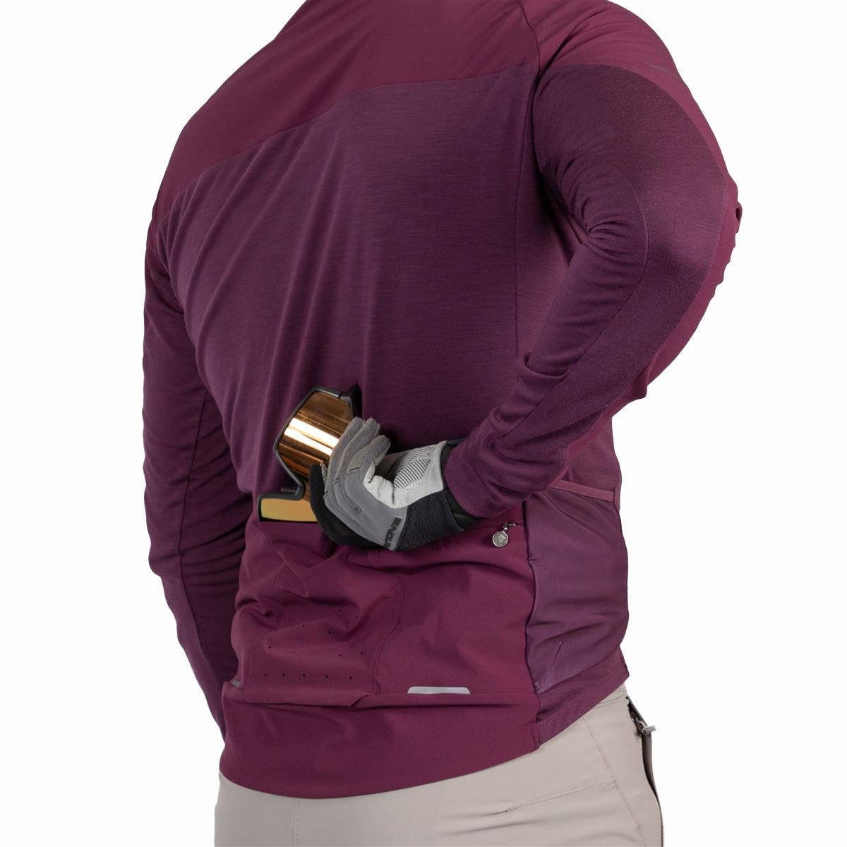 GV500 Trikot (langarm) - Aubergine