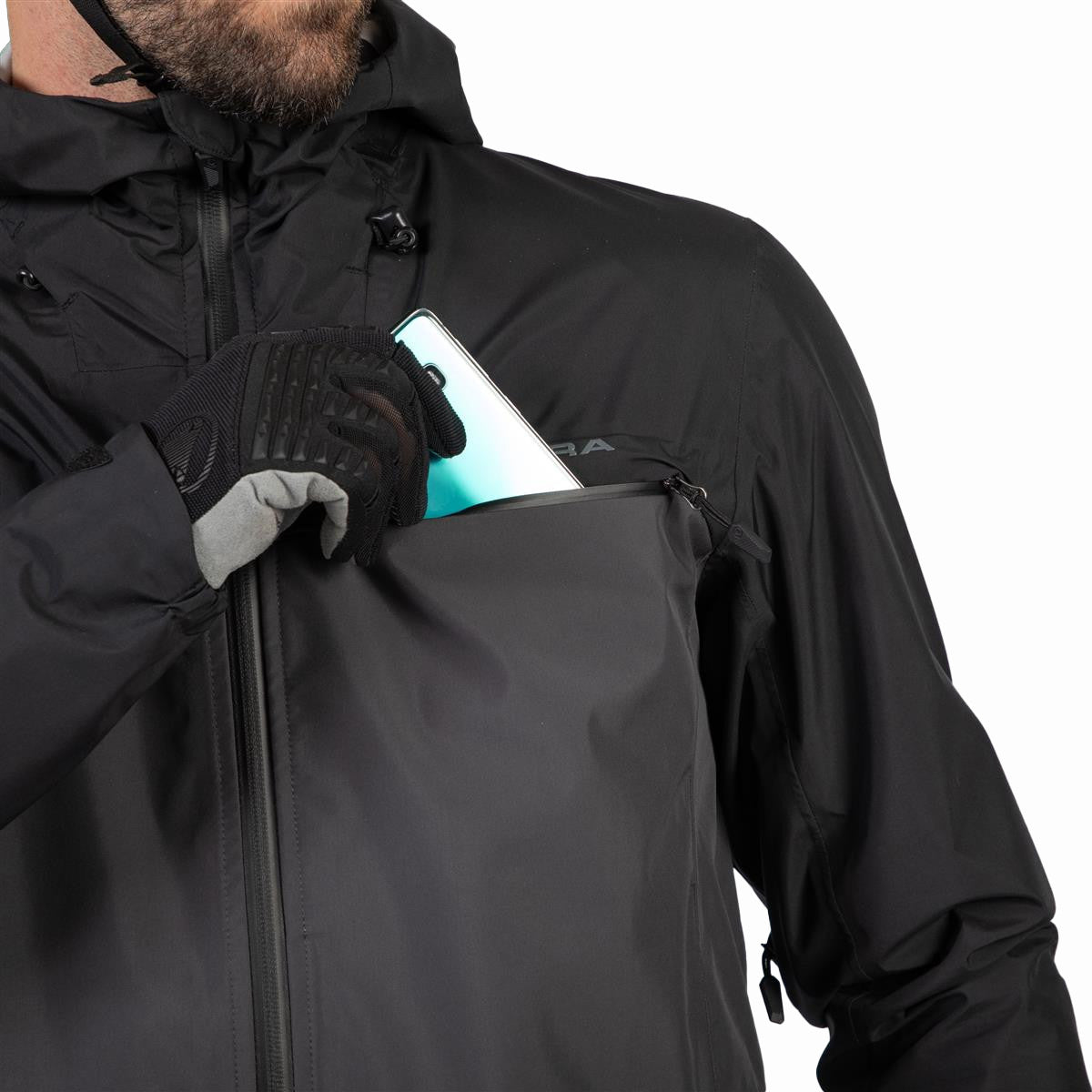 SingleTrack Jacke II - Mattschwarz