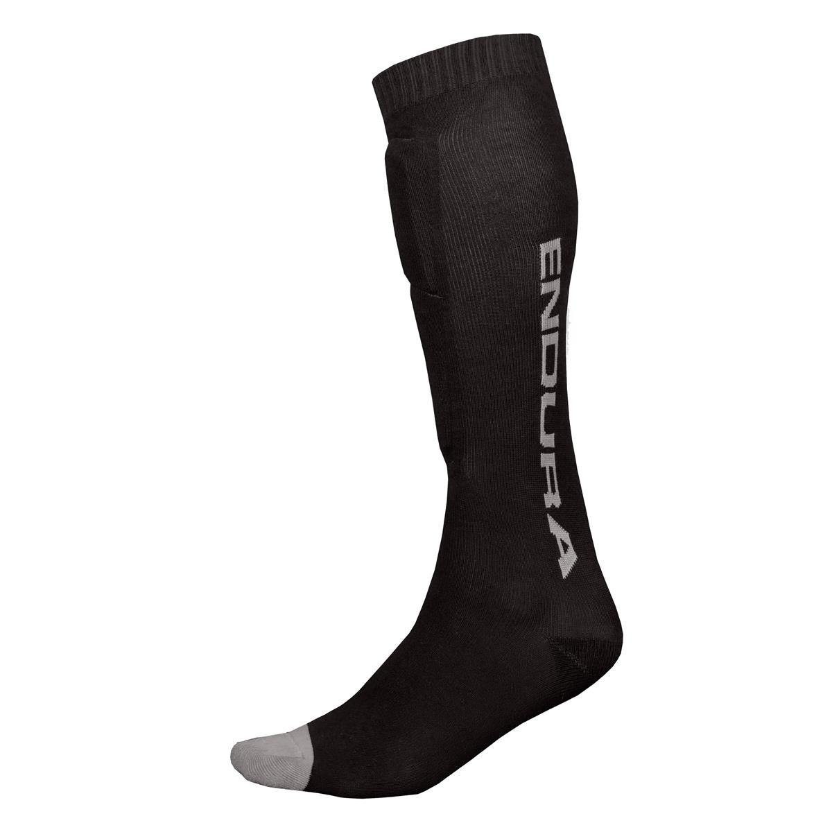 SingleTrack Schienbeinprotektor Socken - Schwarz