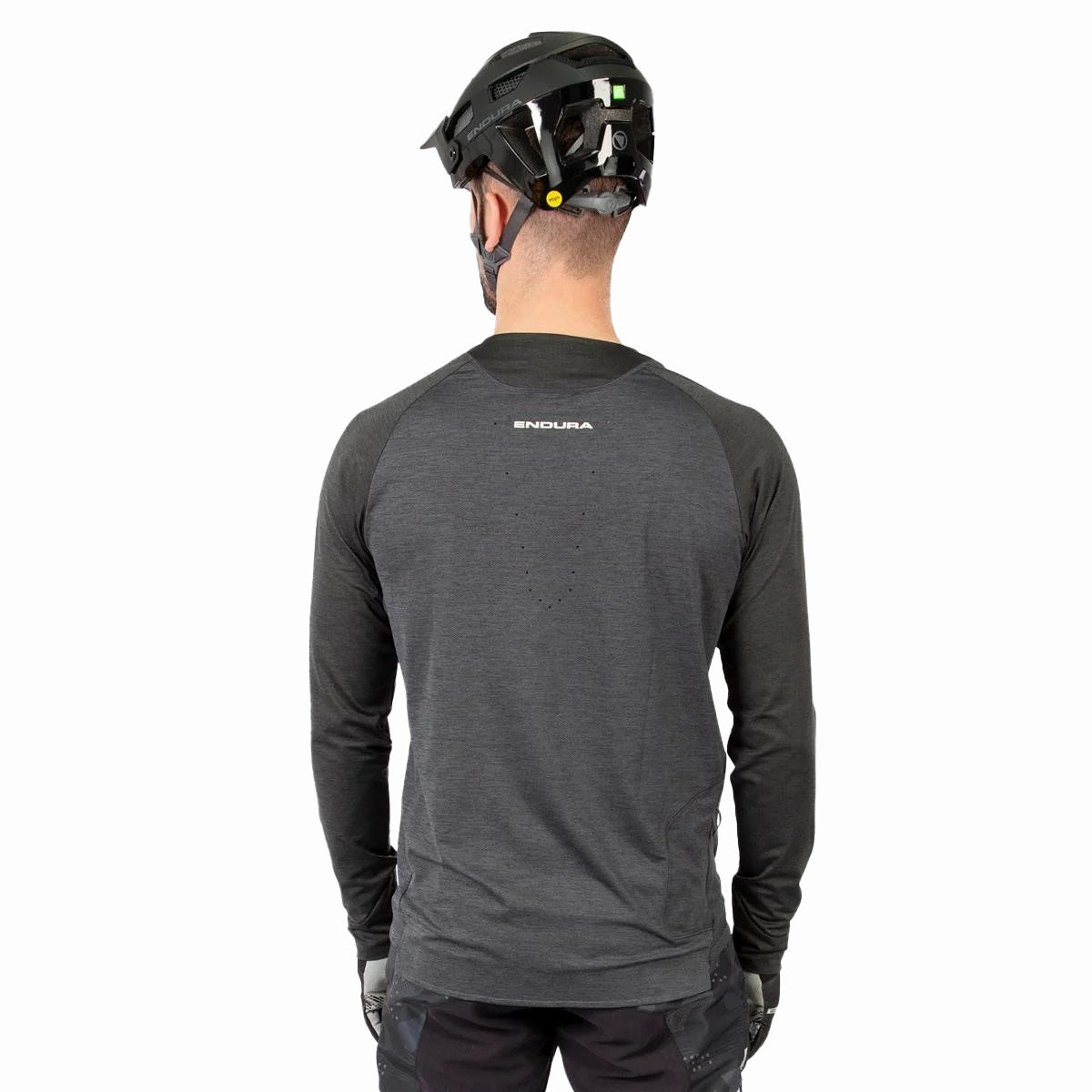 SingleTrack Trikot (langarm) - Zinn-Grau