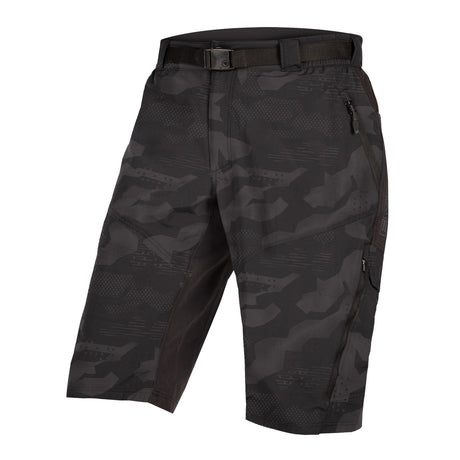 Hummvee Short mit Innenhose - Camouflage-Dunkel
