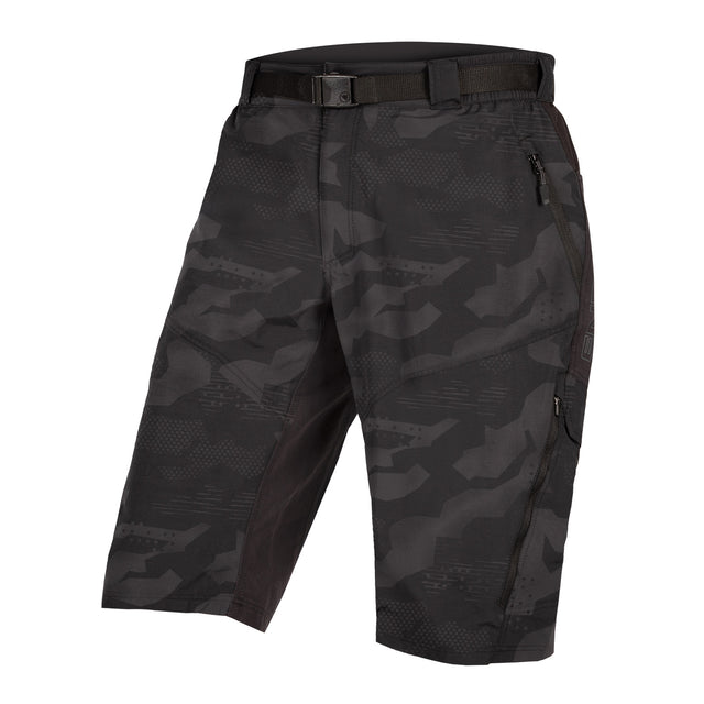 Hummvee Short mit Innenhose - Camouflage-Dunkel