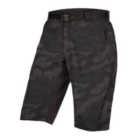 Hummvee shorts with inner lining - Camouflage-Dark