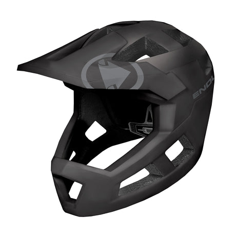 SingleTrack Full Face Helm - Schwarz