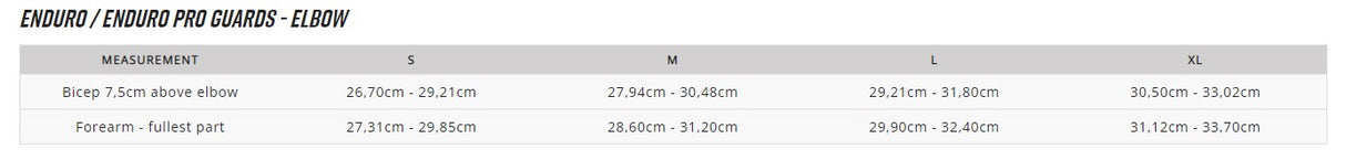 Enduro PRO Elbow Guard Black