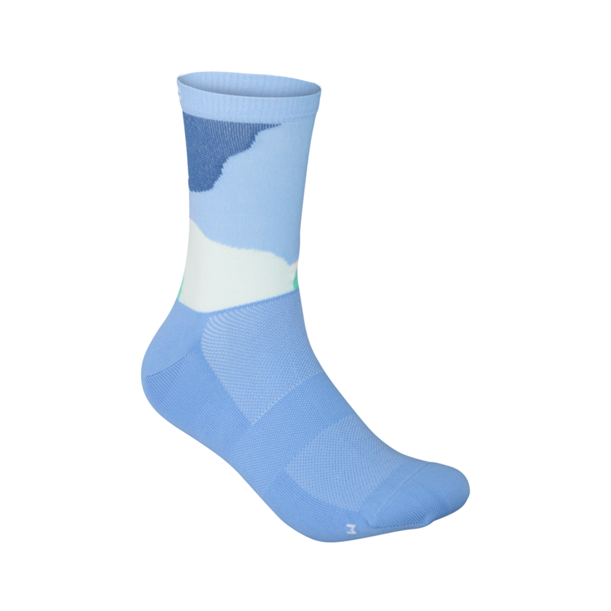 Essential Print Sock - Color Splashes Multi Basalt Blue
