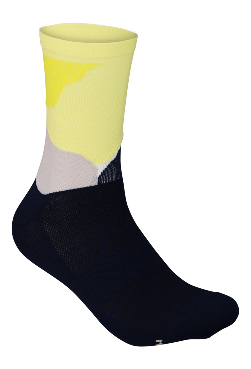 Essential Print Sock - Color Splashes Multi Sulfur Yellow