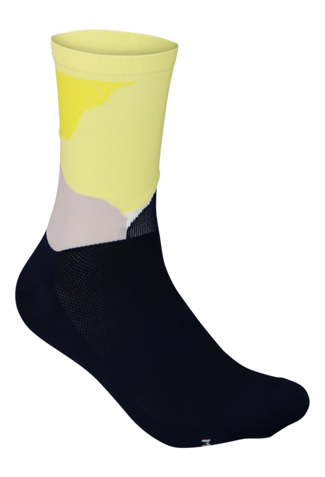 Essential Print Sock - Color Splashes Multi Sulfur Yellow
