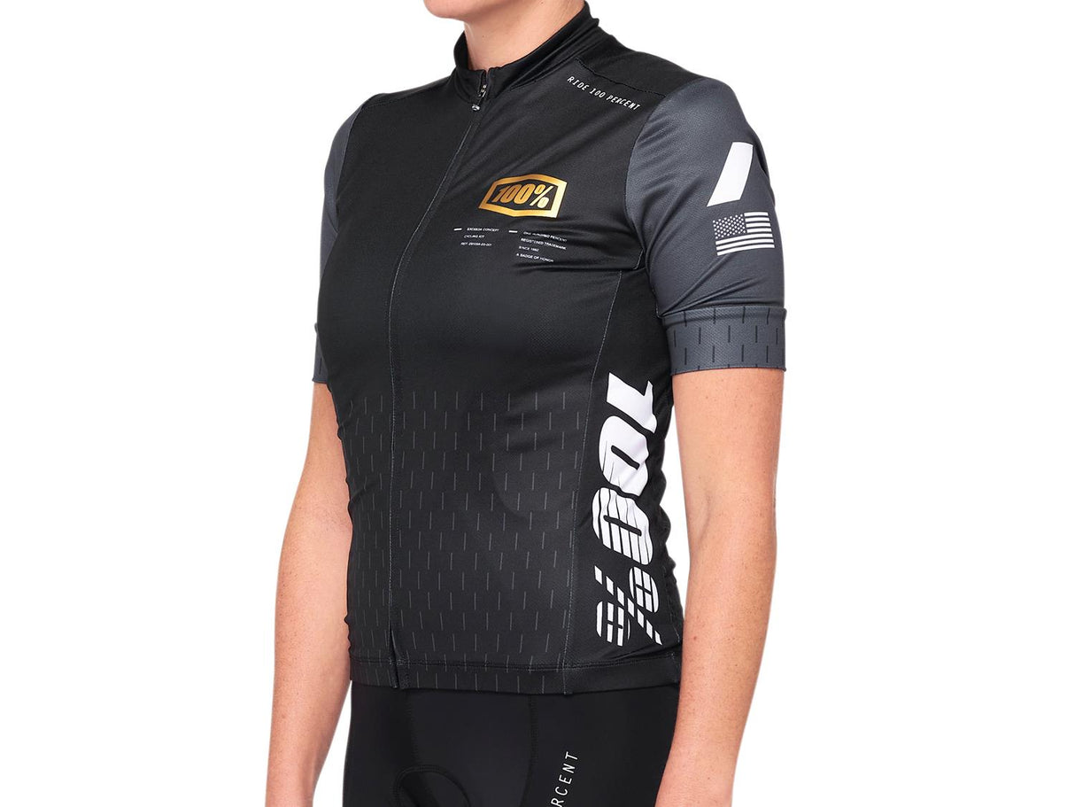 Exceeda Womens Jersey - Black/Charcoal