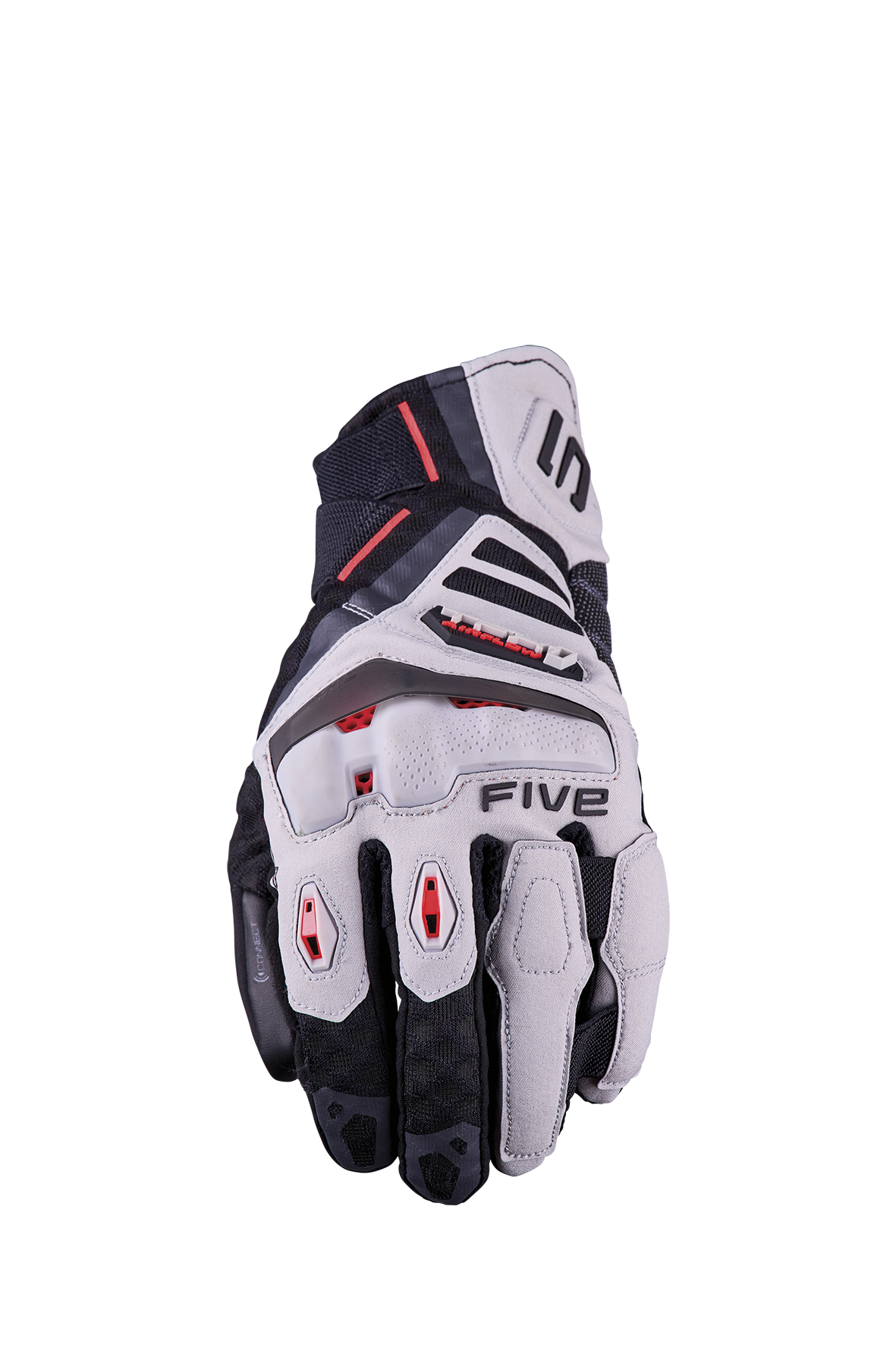 Handschuhe TFX1 Airflow short grau-schwarz-rot