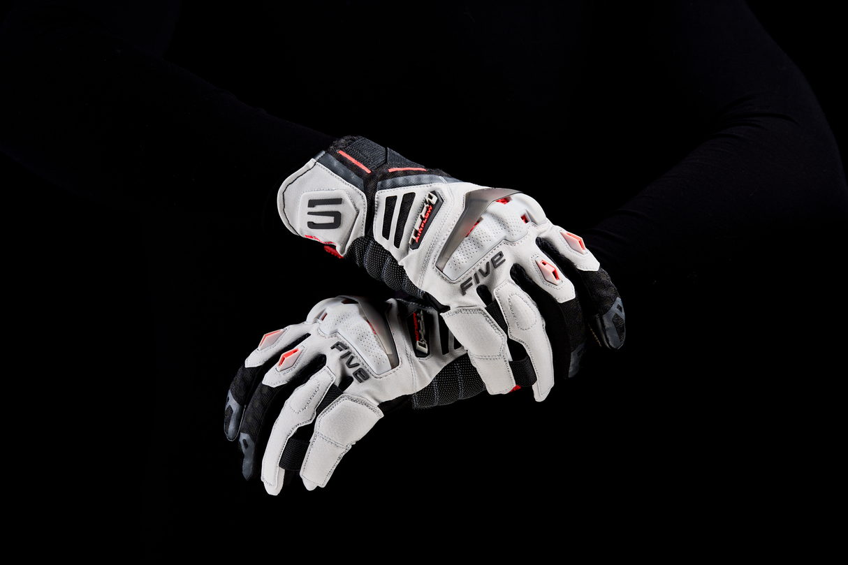Handschuhe TFX1 Airflow short grau-schwarz-rot