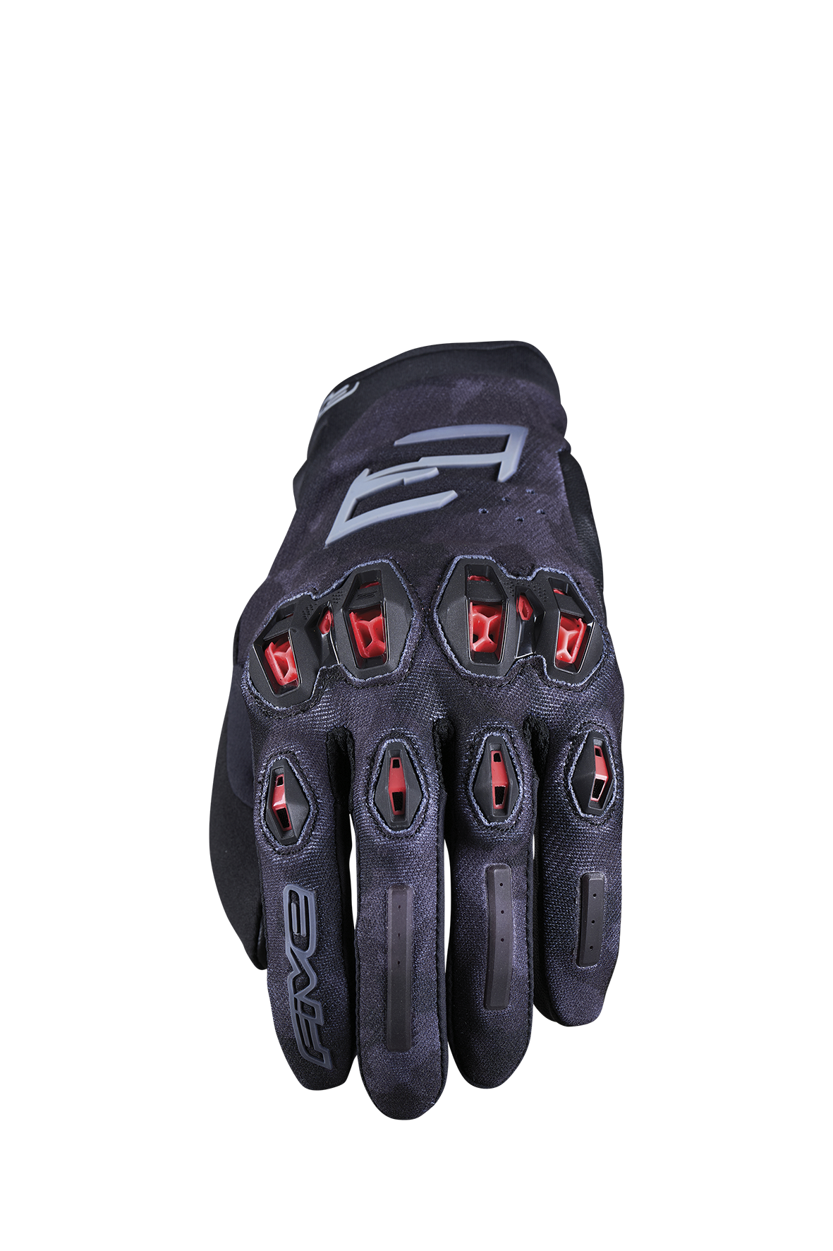 Handschuh Stunt Evo 2 camo schwarz-rot