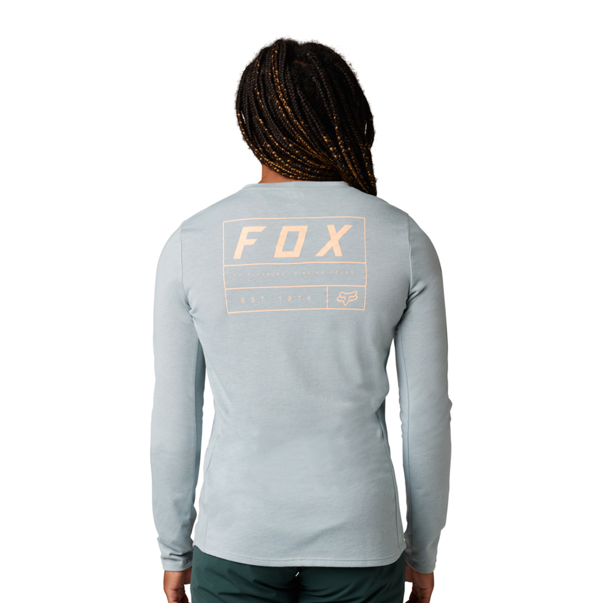 Womens Ranger Dr Long Sleeve Jersey - gunmetal grey