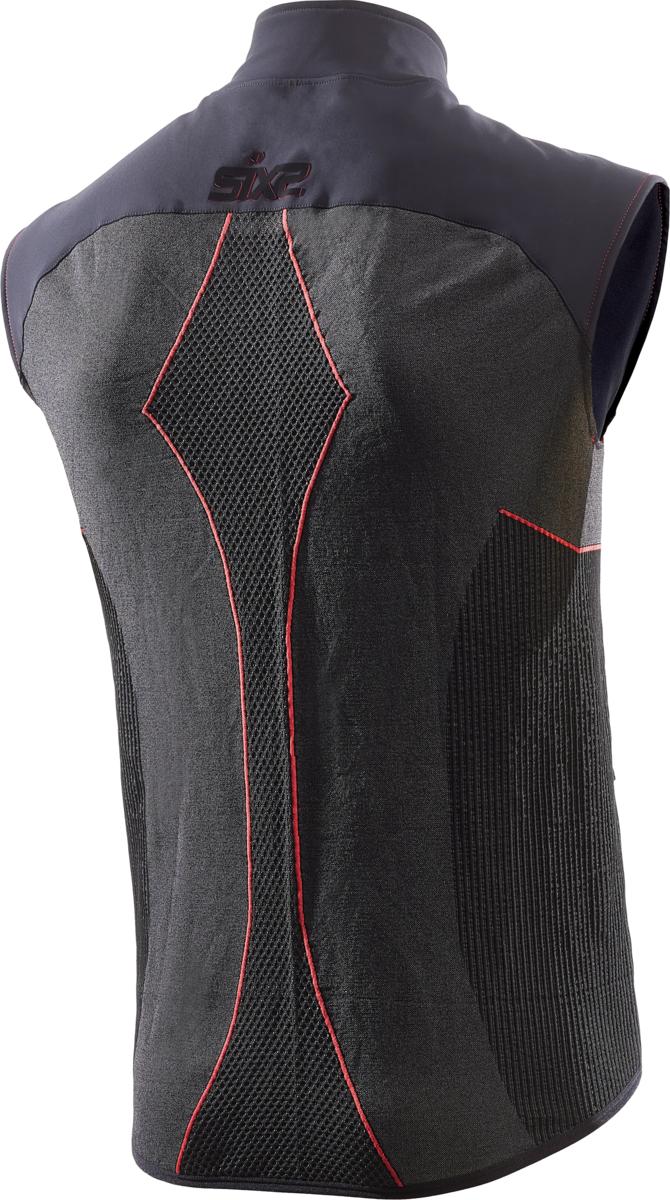 Windstopper gilets WTS V3 schwarz-rot