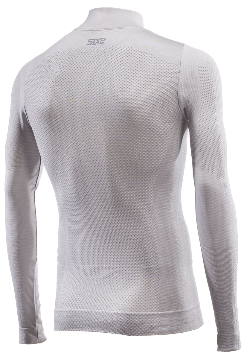 Langarm Funktions Shirt TS3 V2 silber-weiss
