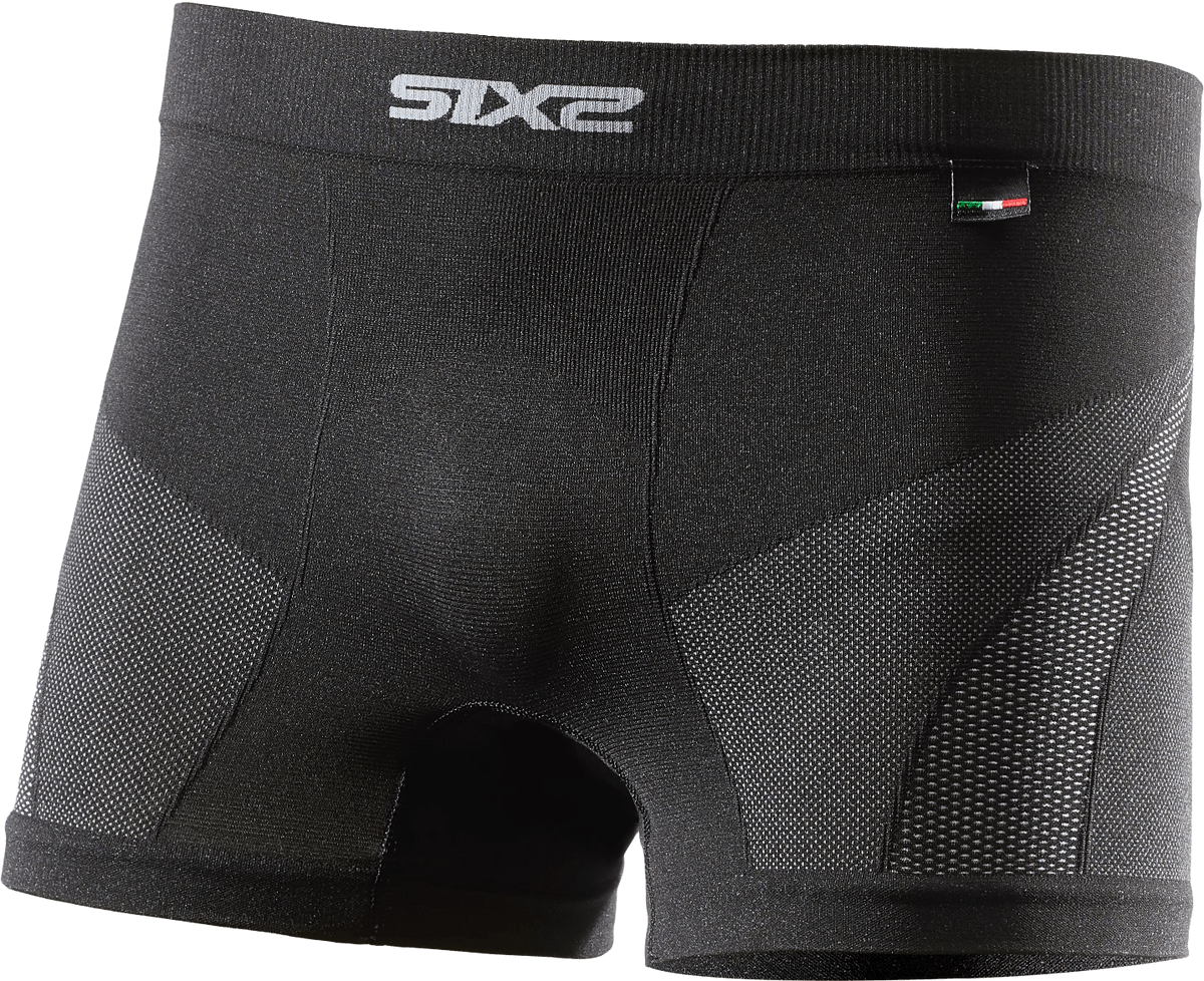 Kurze Funktionshose BOX V2 schwarz-carbon
