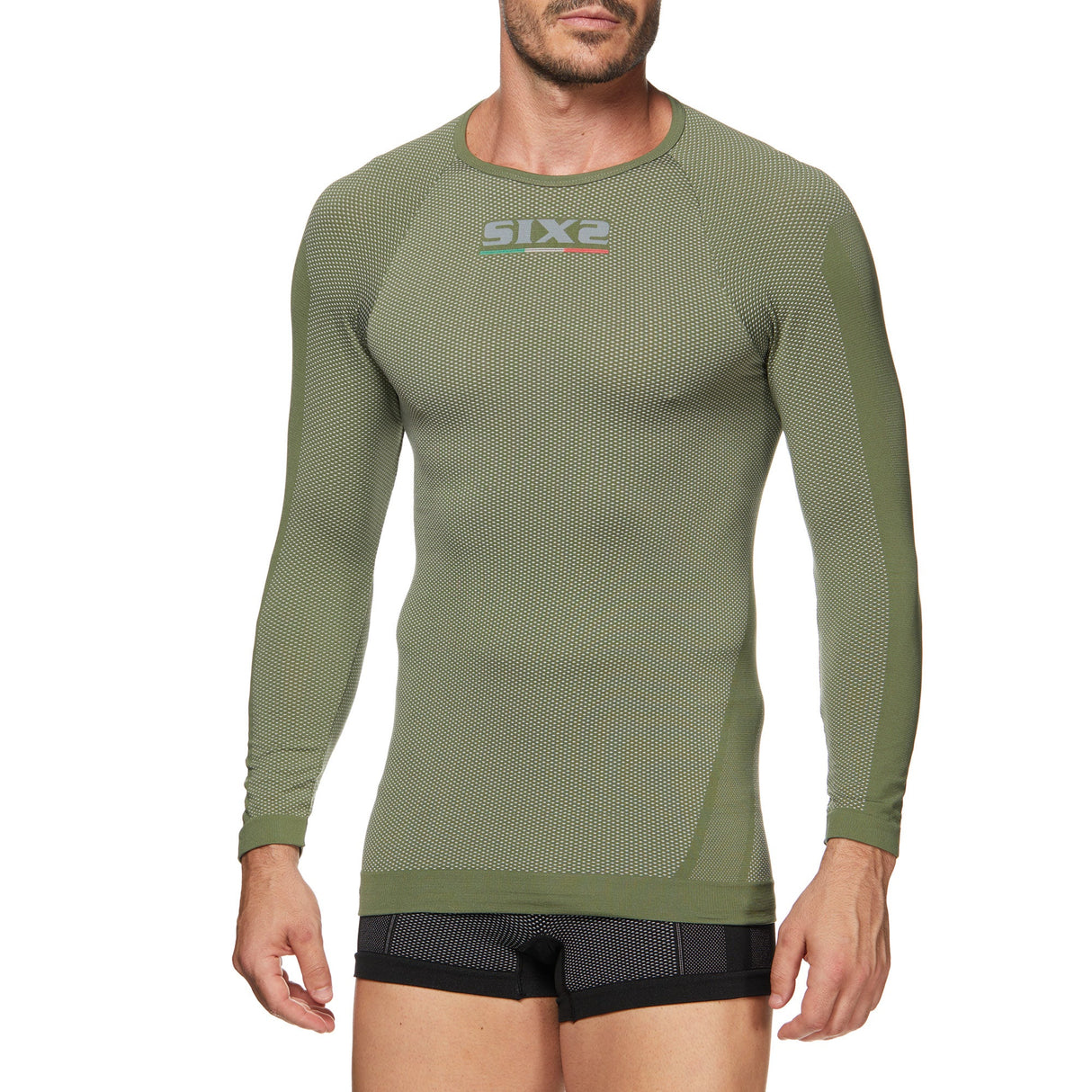 Langarm Funktionsshirt TS2 grün (Army)