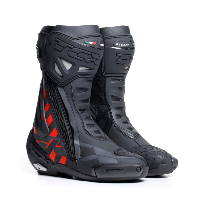 Stiefel RT-Race schwarz-rot