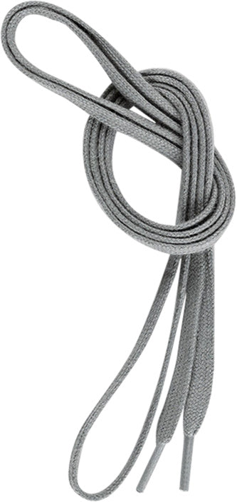 Senkel flach 150 cm hell grau