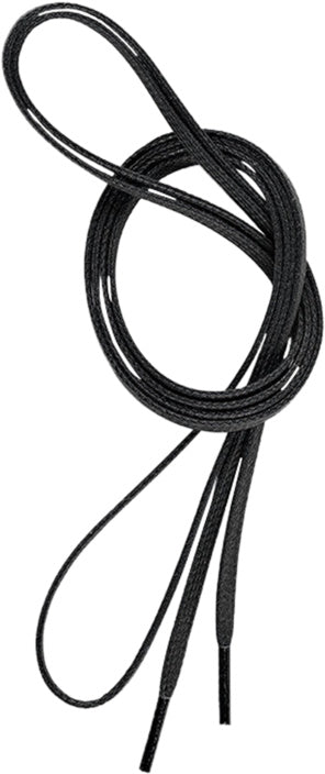 Senkel flach vintage 150 cm schwarz