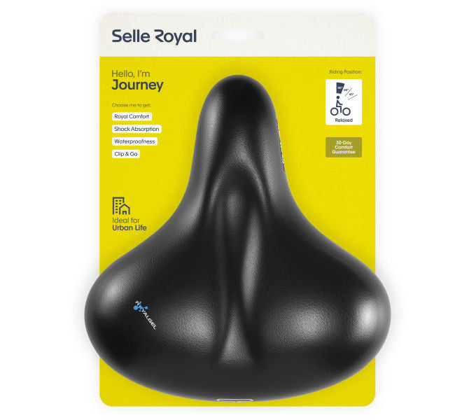Journey Urban Fahrradsattel - schwarz