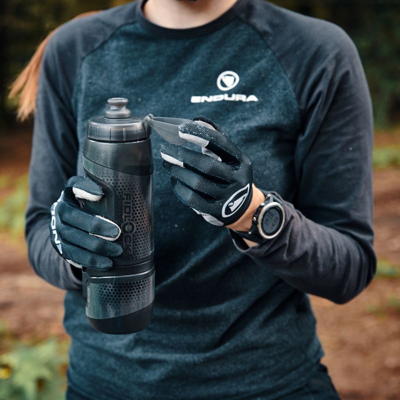 TWIST single bottle 800 antibacterial - transparent black