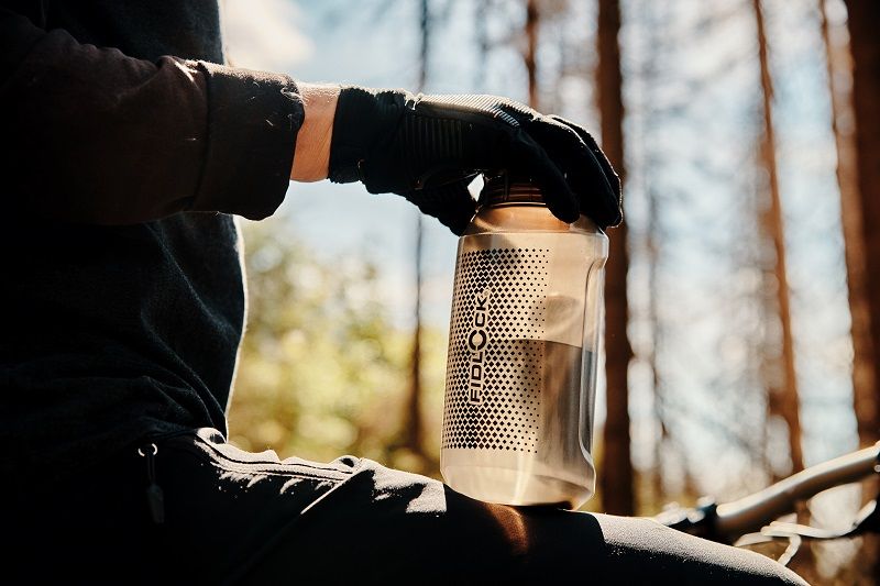 TWIST replacement bottle 750 antibacterial - transparent black