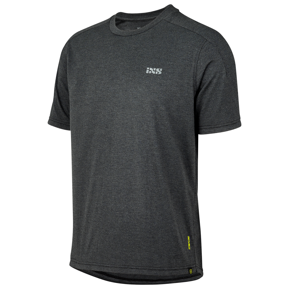 Flow Tech T-Shirt mit Brandlogo - Schwarz iXS