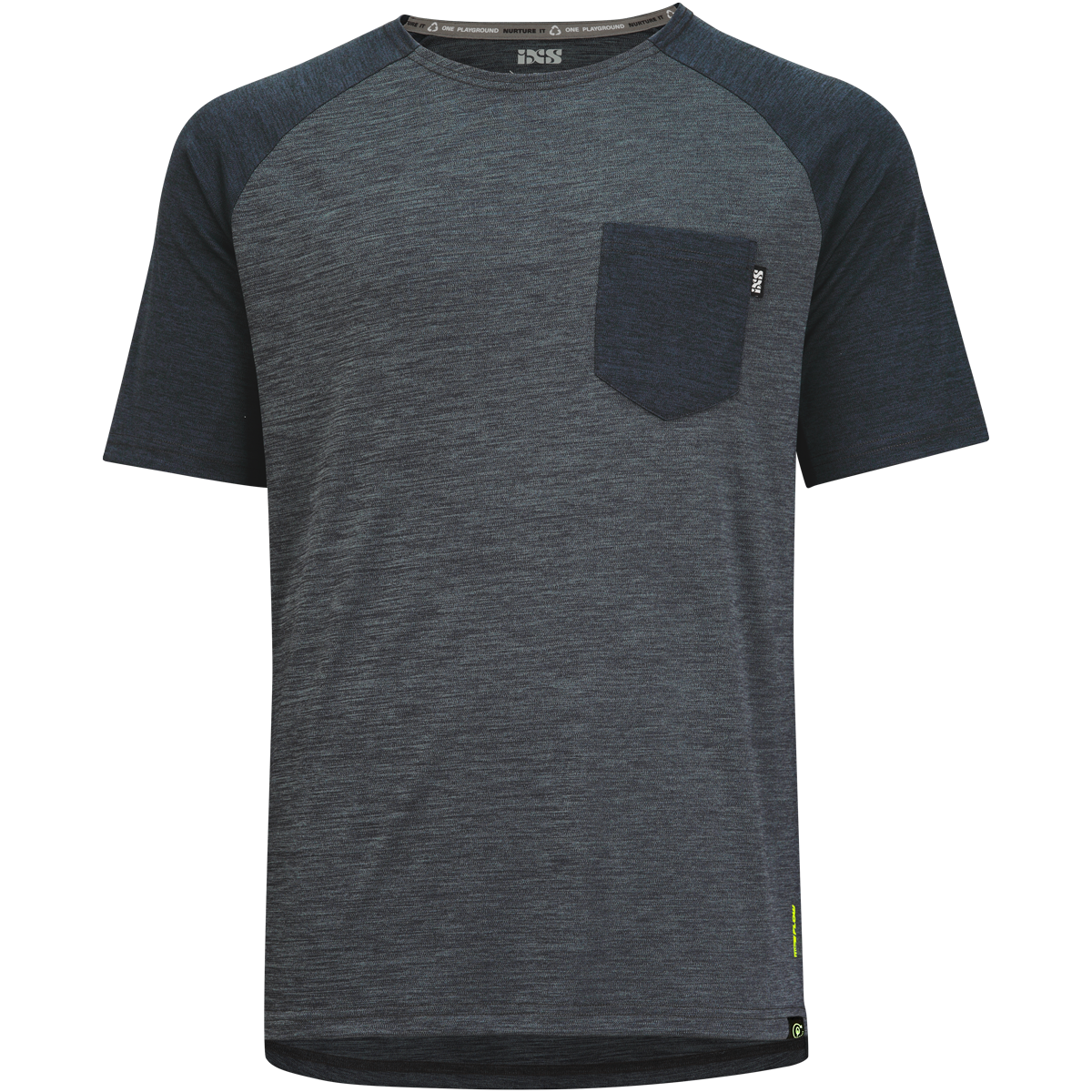 Flow X Kindertrikot kurzärmlig - Grau/Schwarz iXS