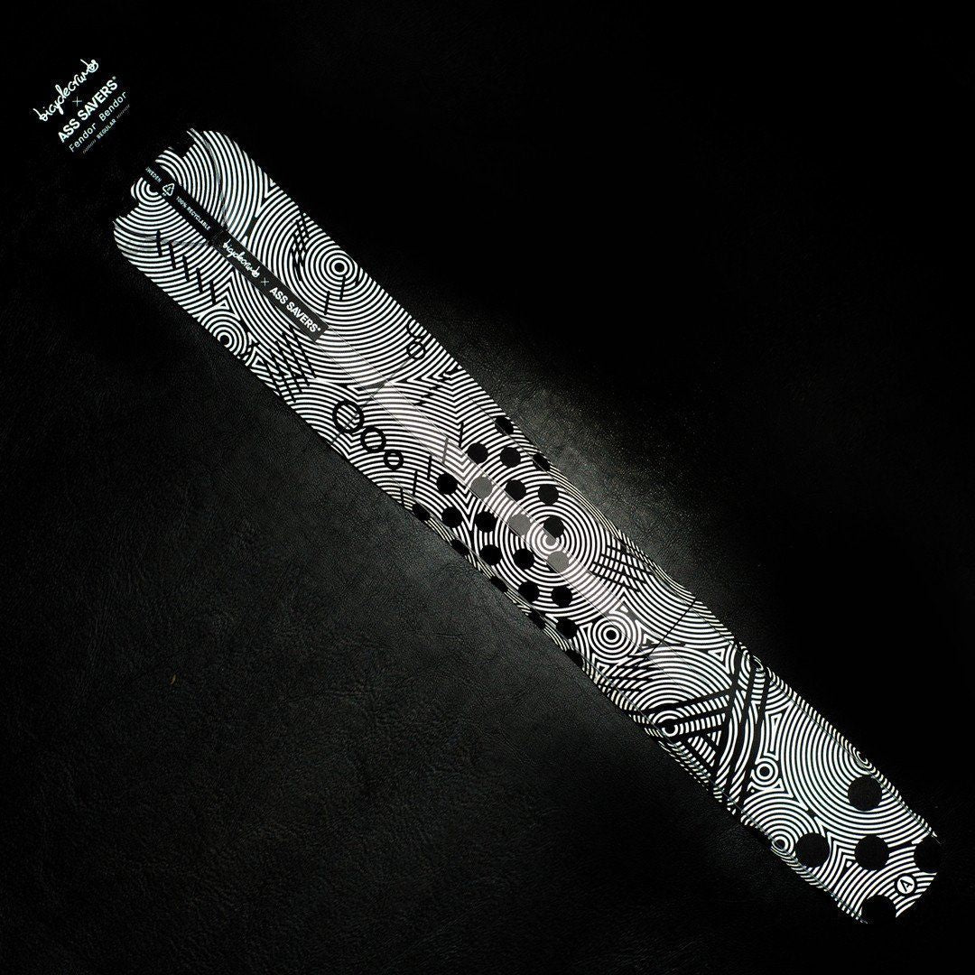 Fendor Bendor Regular Schutzblech - Schwarz/Weiß - reflektierend