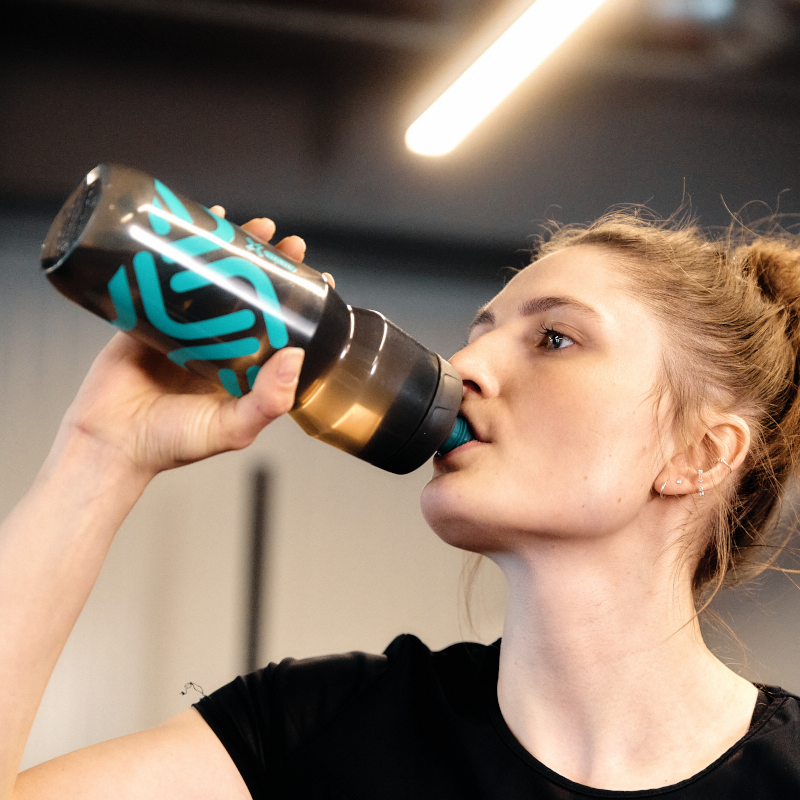 FIDGUARD BOTTLE 750 antibacterial - black/green