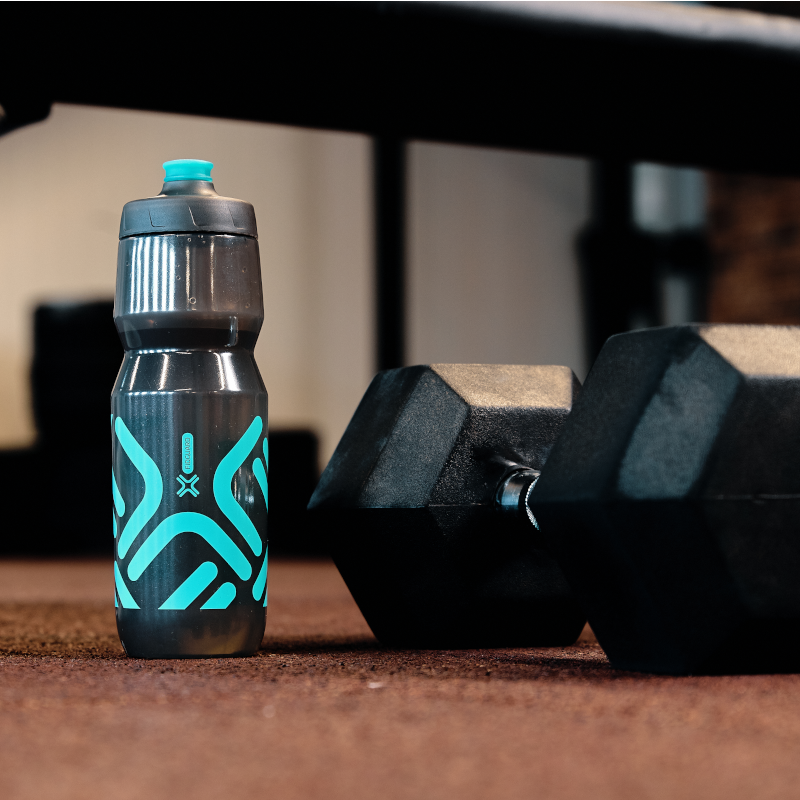 FIDGUARD BOTTLE 750 antibacterial - black/green