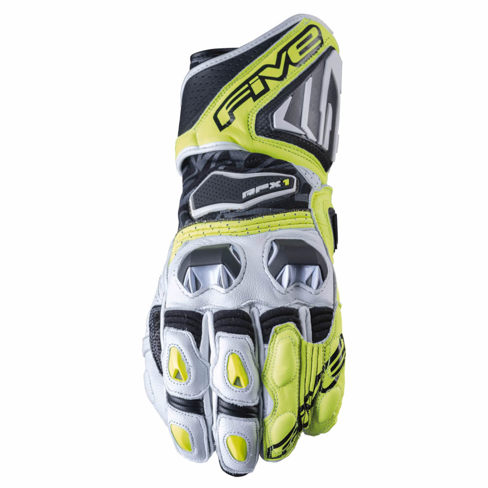 Handschuh RFX1 - weiss-gelb fluo