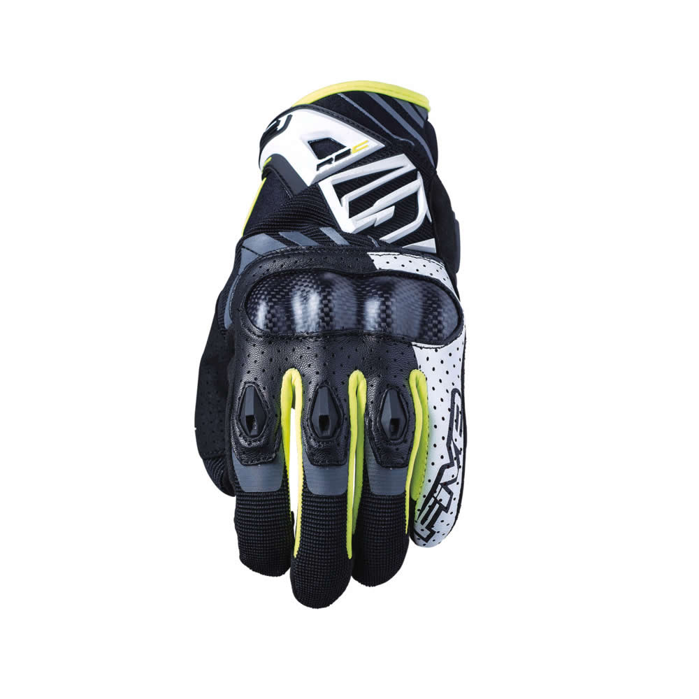 Handschuh RS-C - schwarz-weiss-gelb fluo 2021