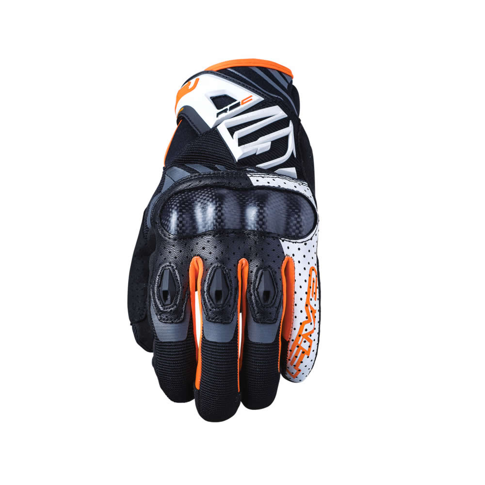 Handschuh RS-C - schwarz-weiss-orange fluo 2021