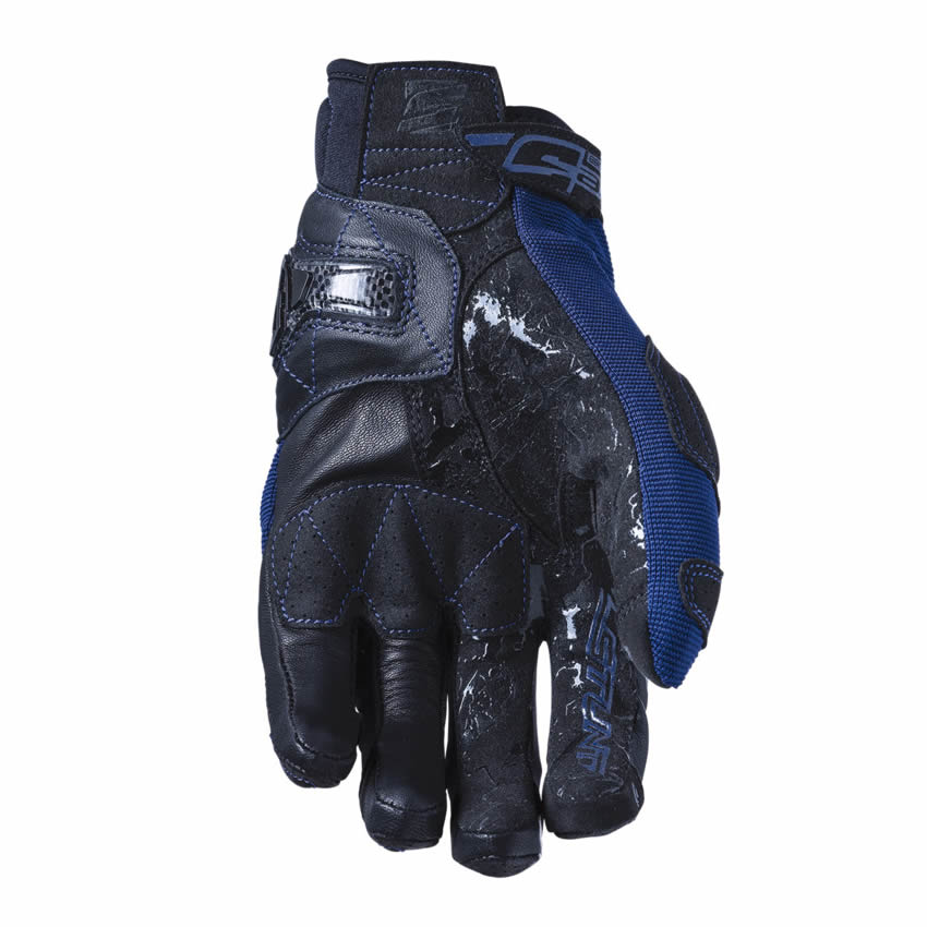 Handschuhe Stunt Evo - schwarz-blau