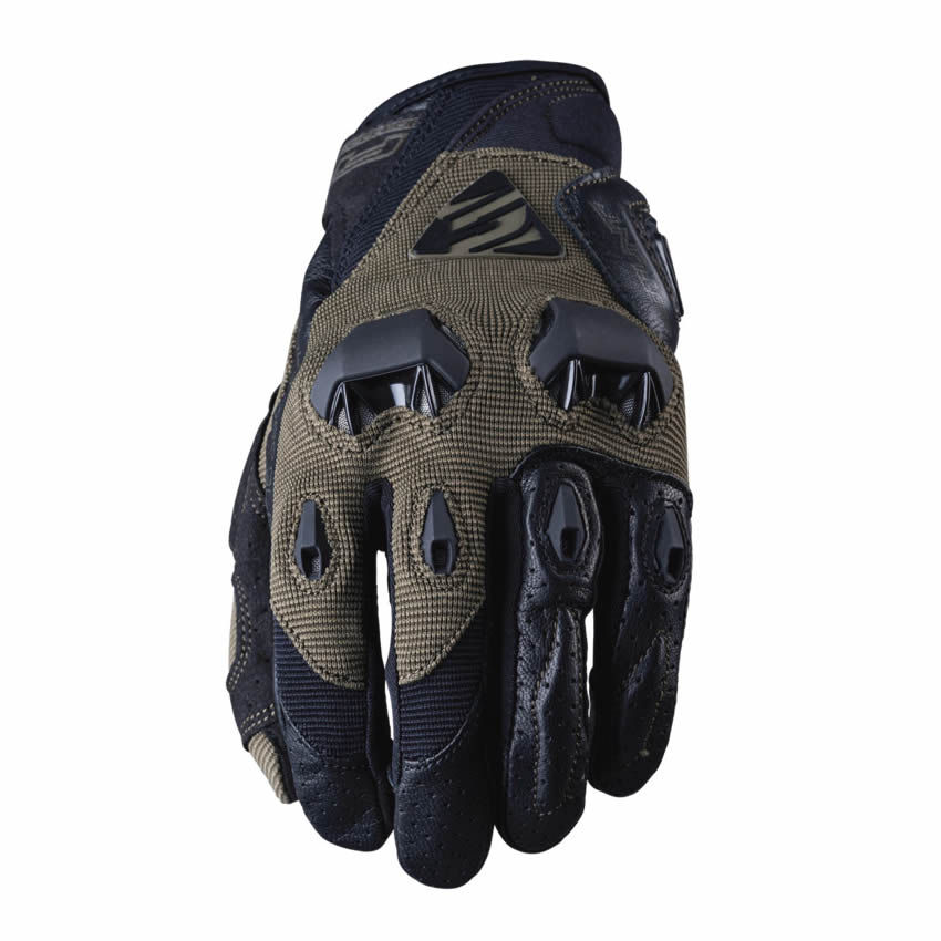 Handschuhe Stunt Evo - schwarz-khaki