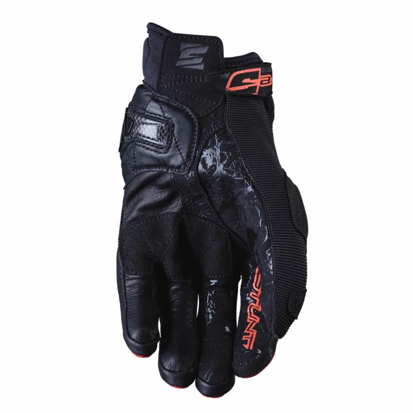 Handschuhe Stunt Evo - schwarz-rot