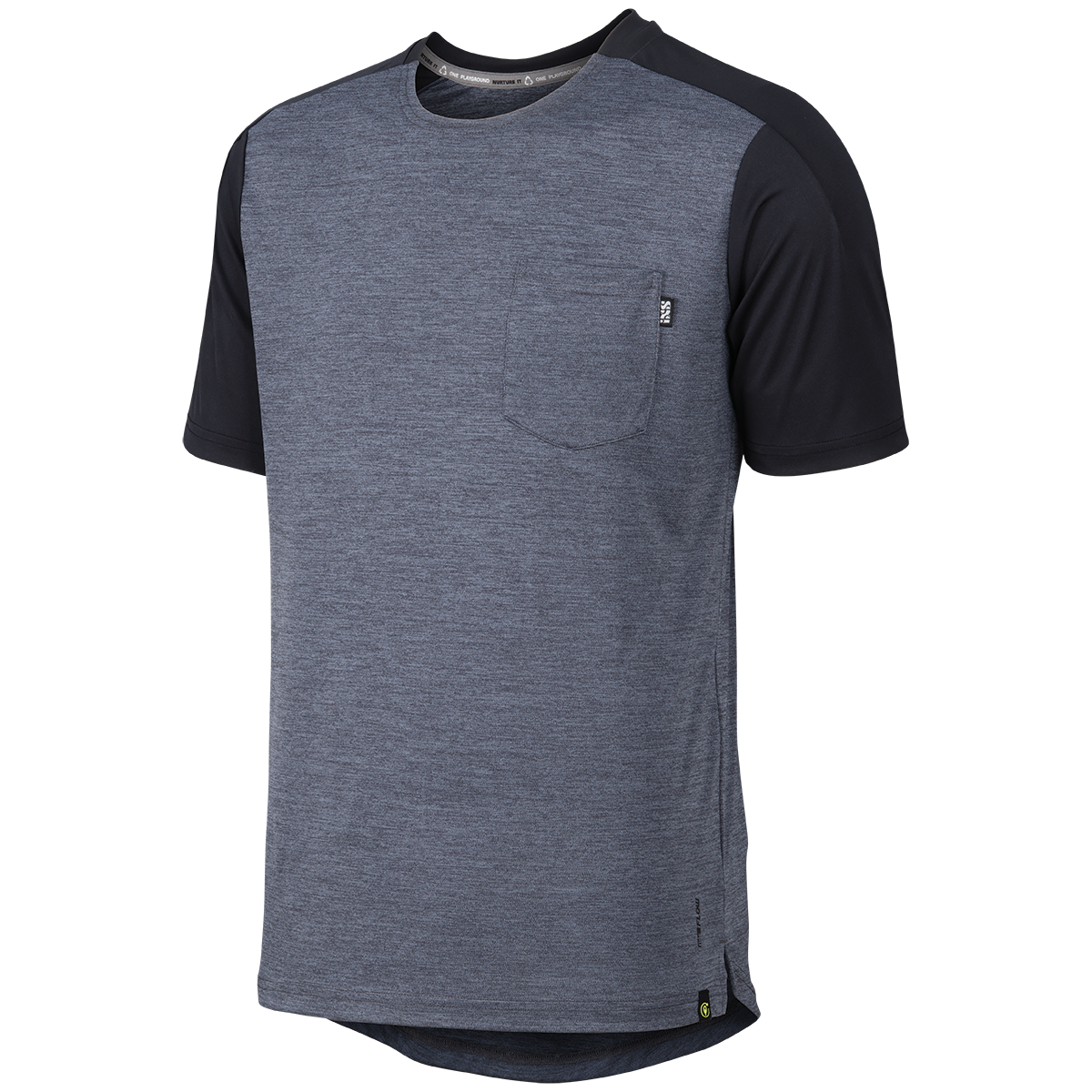 Flow X Jersey graphit- solid black