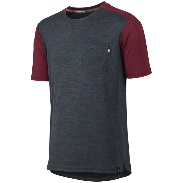 Flow X Jersey schwarz-solid raisin