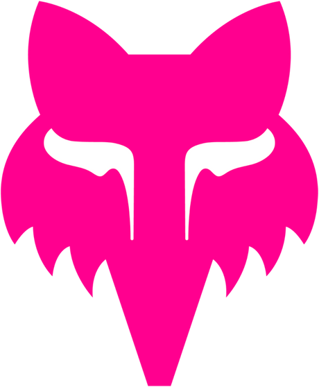 Fox Head 2.5" - Pink