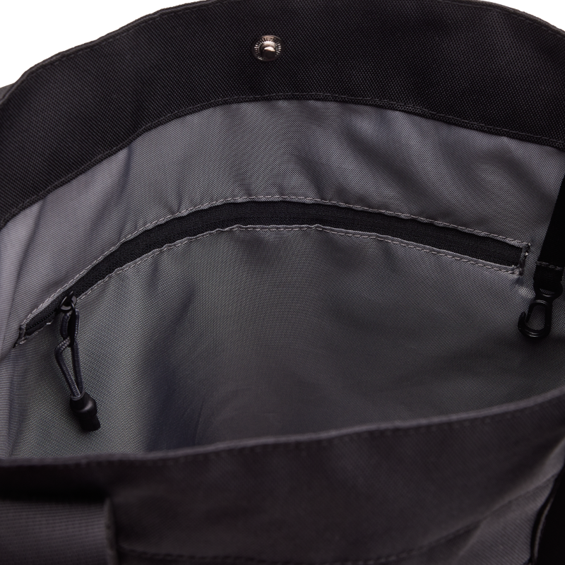 Fox Head Tote Bag - Black