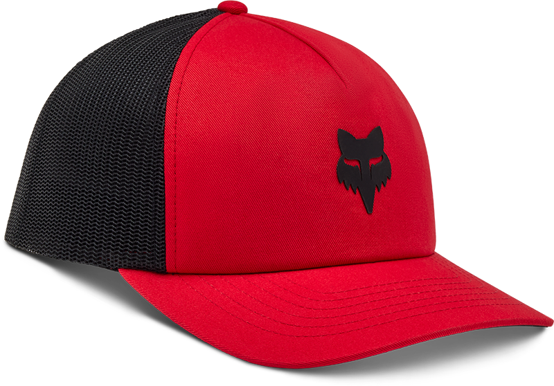 Fox Head Trucker Hat - Flame Red