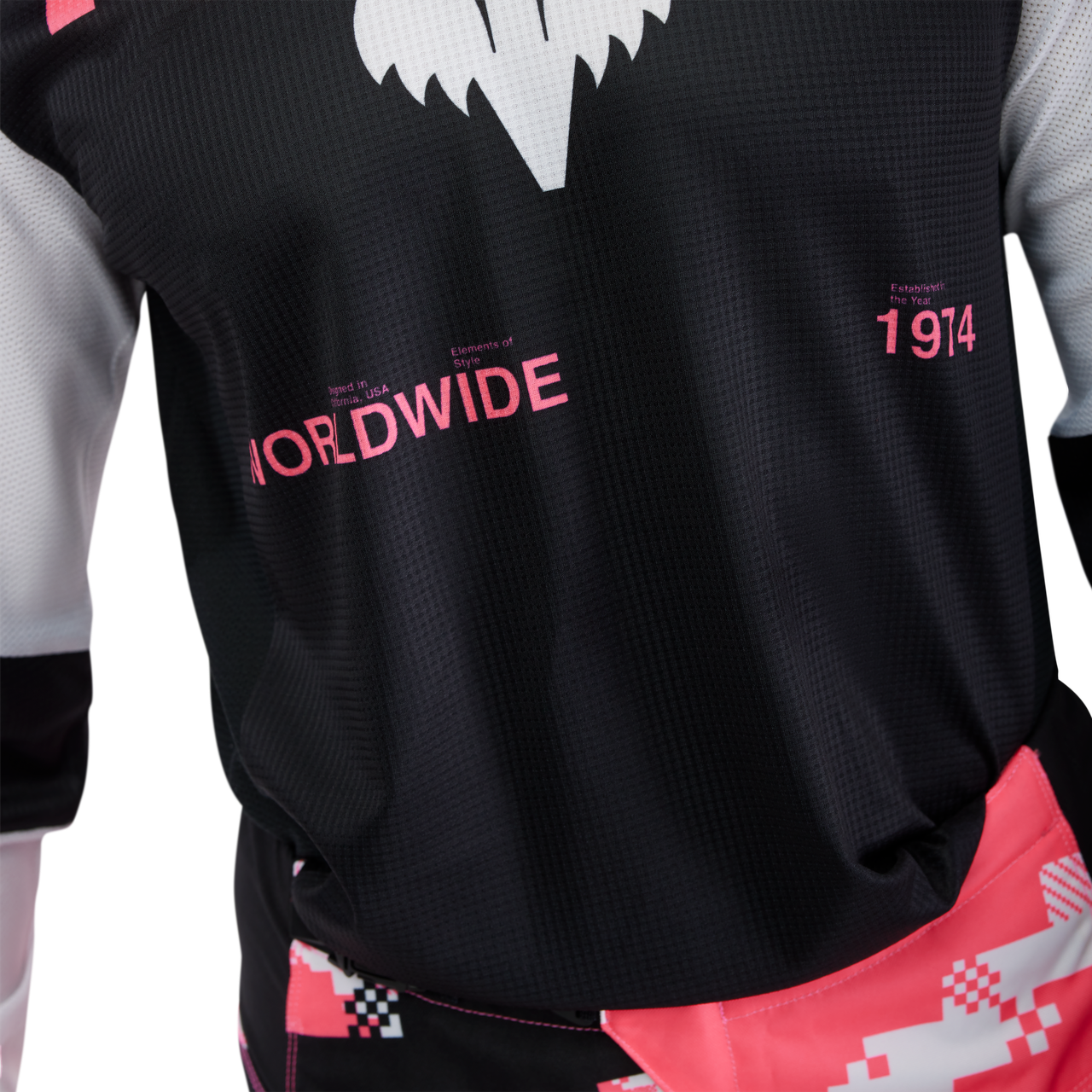 180 Digi Image Jersey - Black/Pink