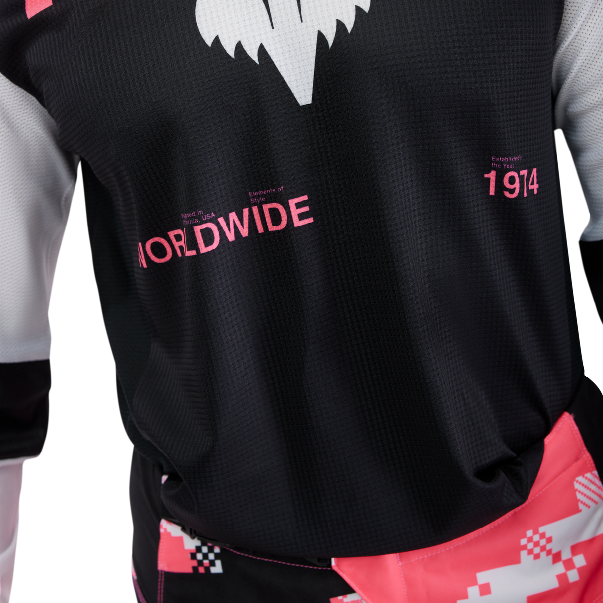 180 Digi Image Jersey - Black/Pink Fox Racing