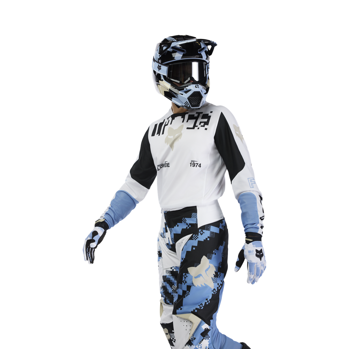 180 Digi Image Jersey - White Fox Racing