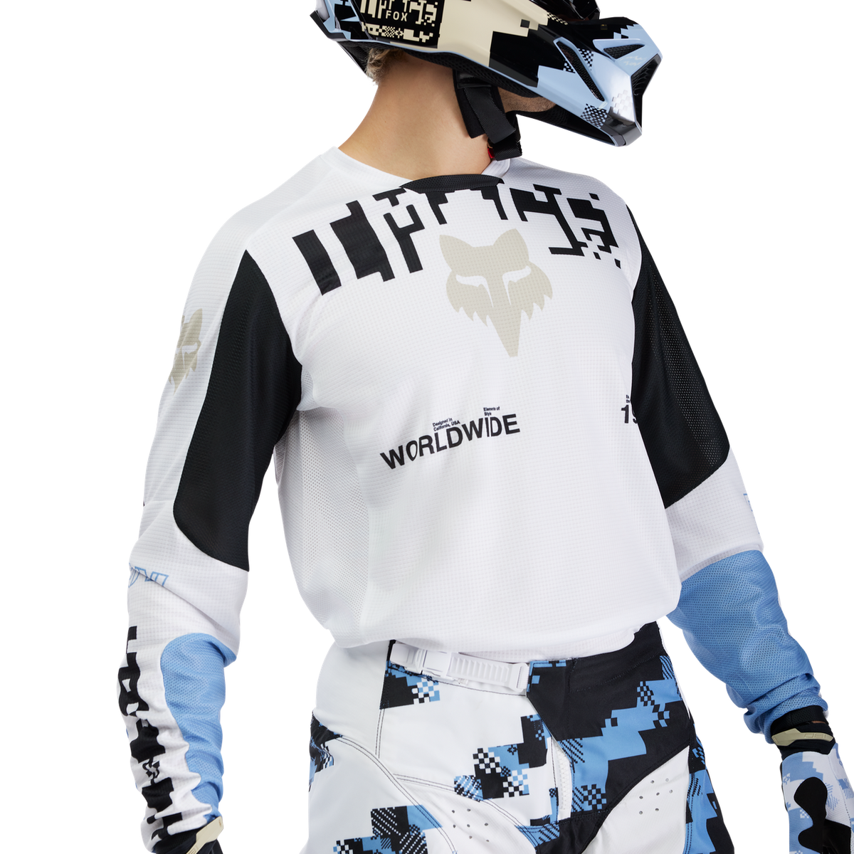 180 Digi Image Jersey - White Fox Racing
