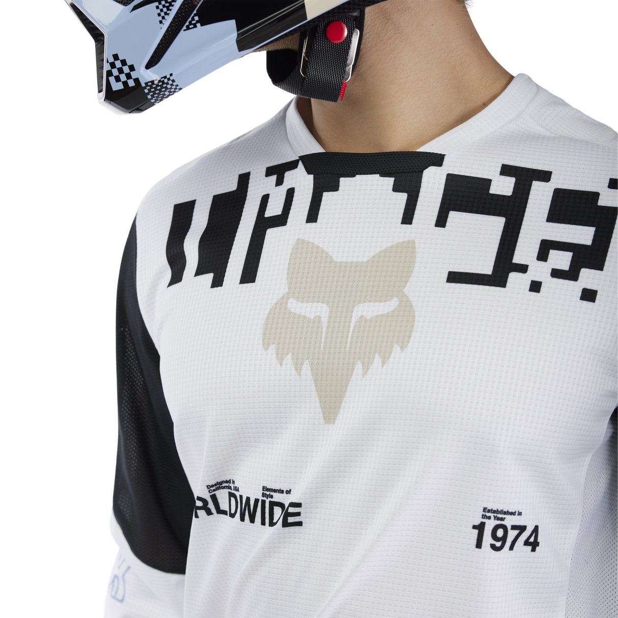 180 Digi Image Jersey - White Fox Racing